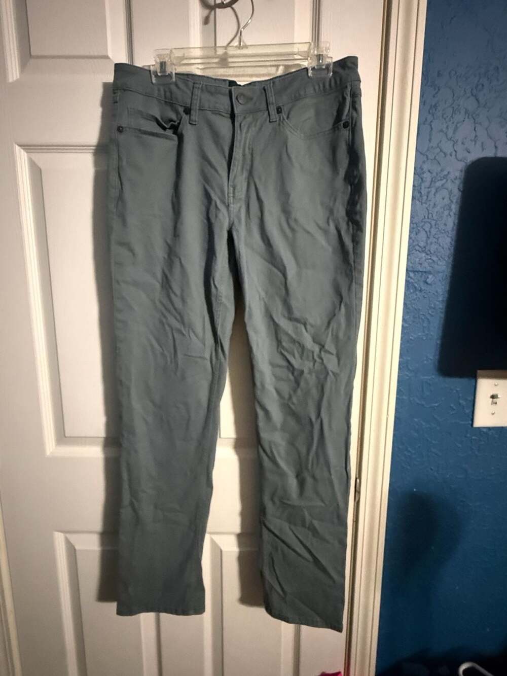 Gap Men's Gray Stretch Twill 5-Pocket Pants Size 32x32